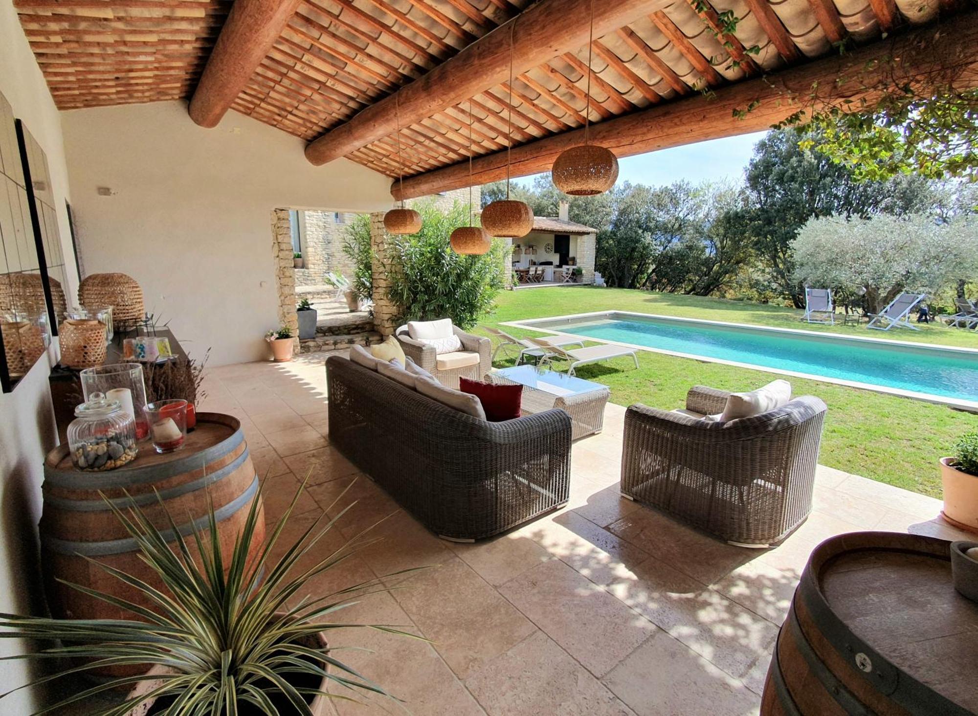 Les Terrasses - Gordes Guest House Bagian luar foto