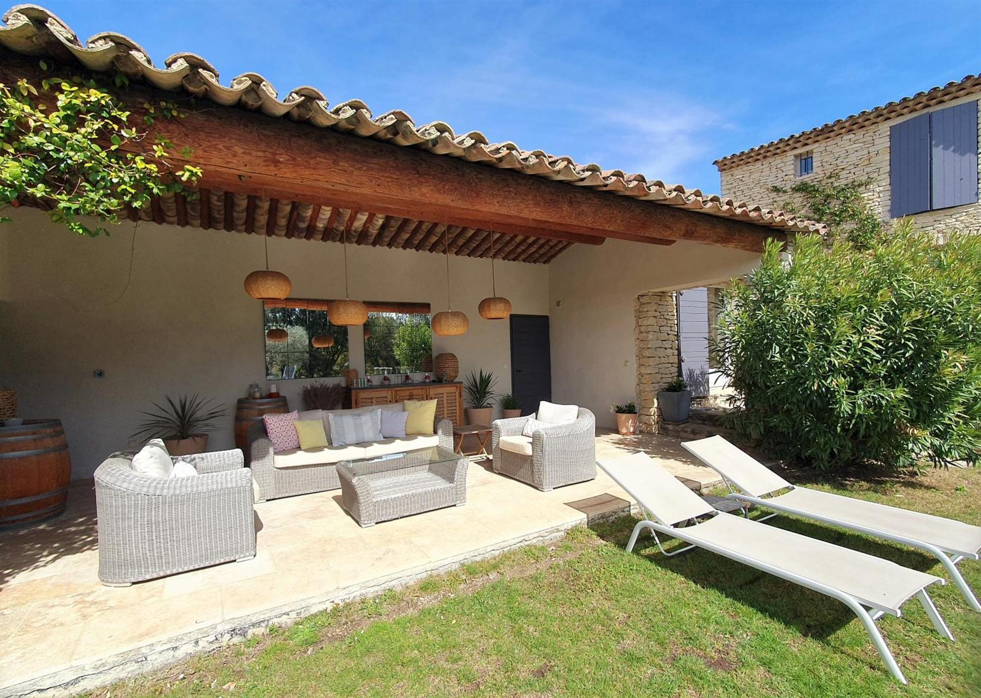 Les Terrasses - Gordes Guest House Bagian luar foto