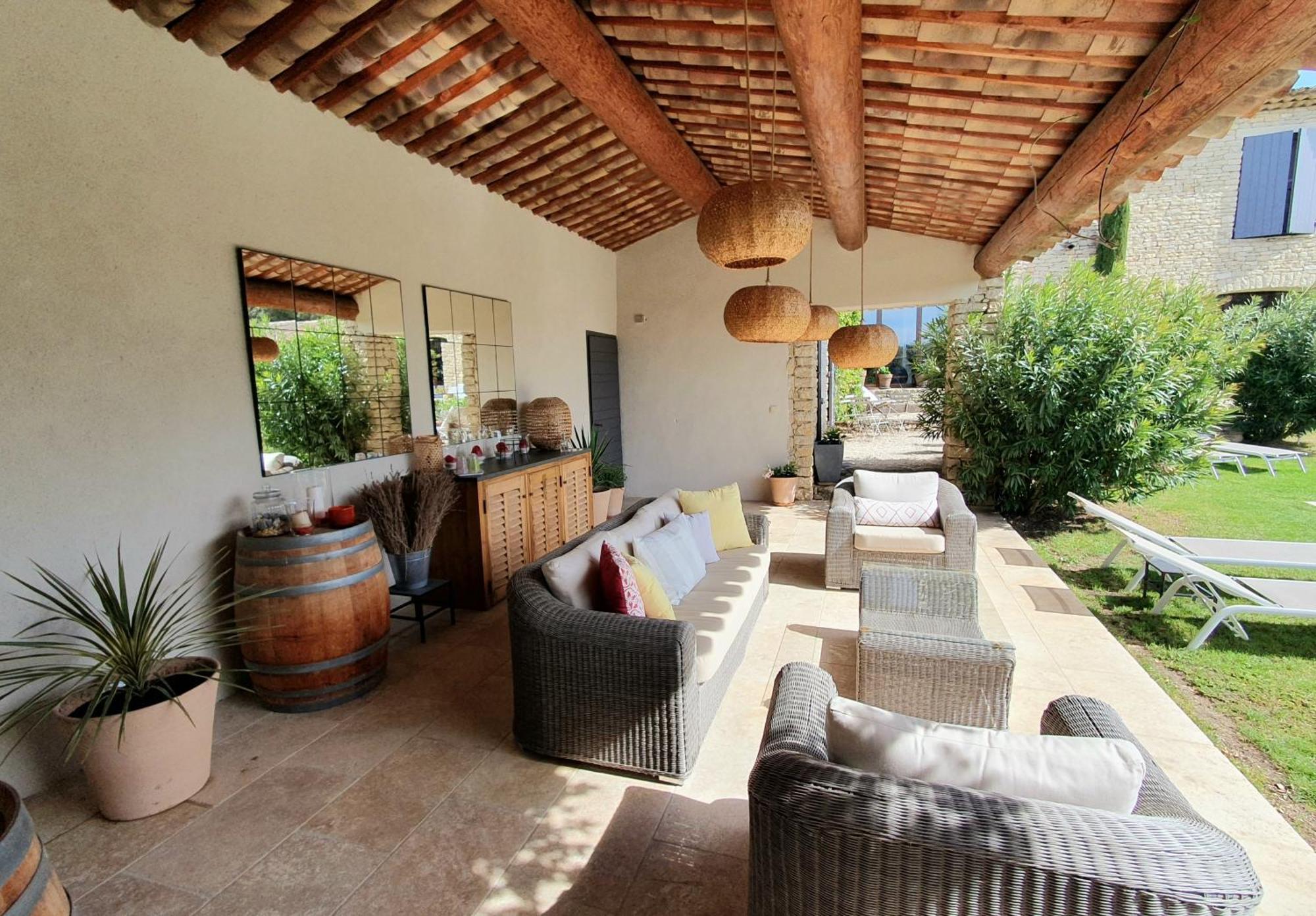 Les Terrasses - Gordes Guest House Bagian luar foto