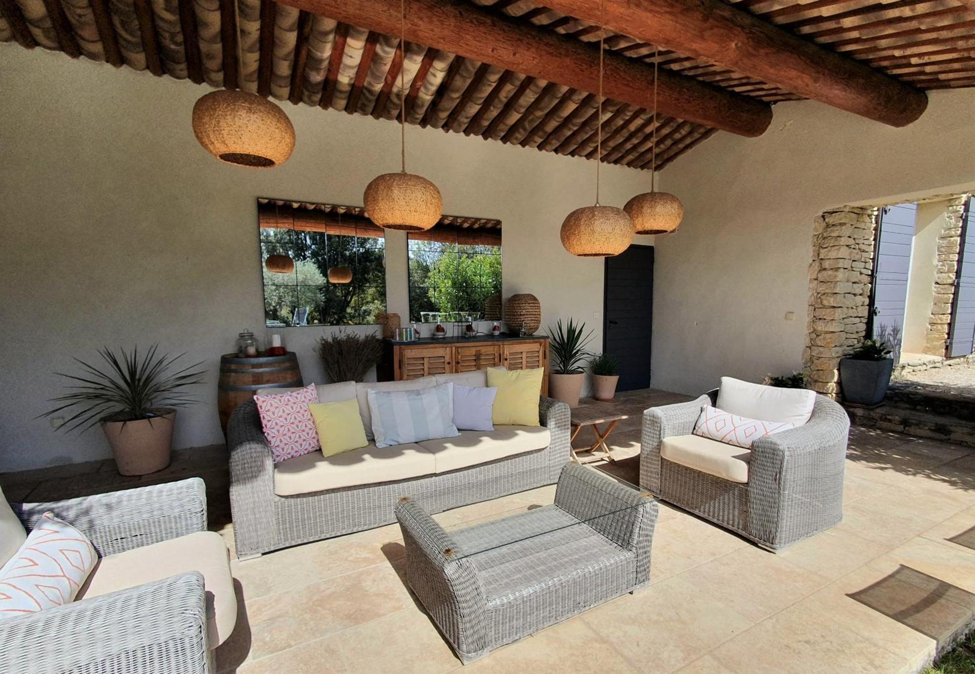 Les Terrasses - Gordes Guest House Bagian luar foto