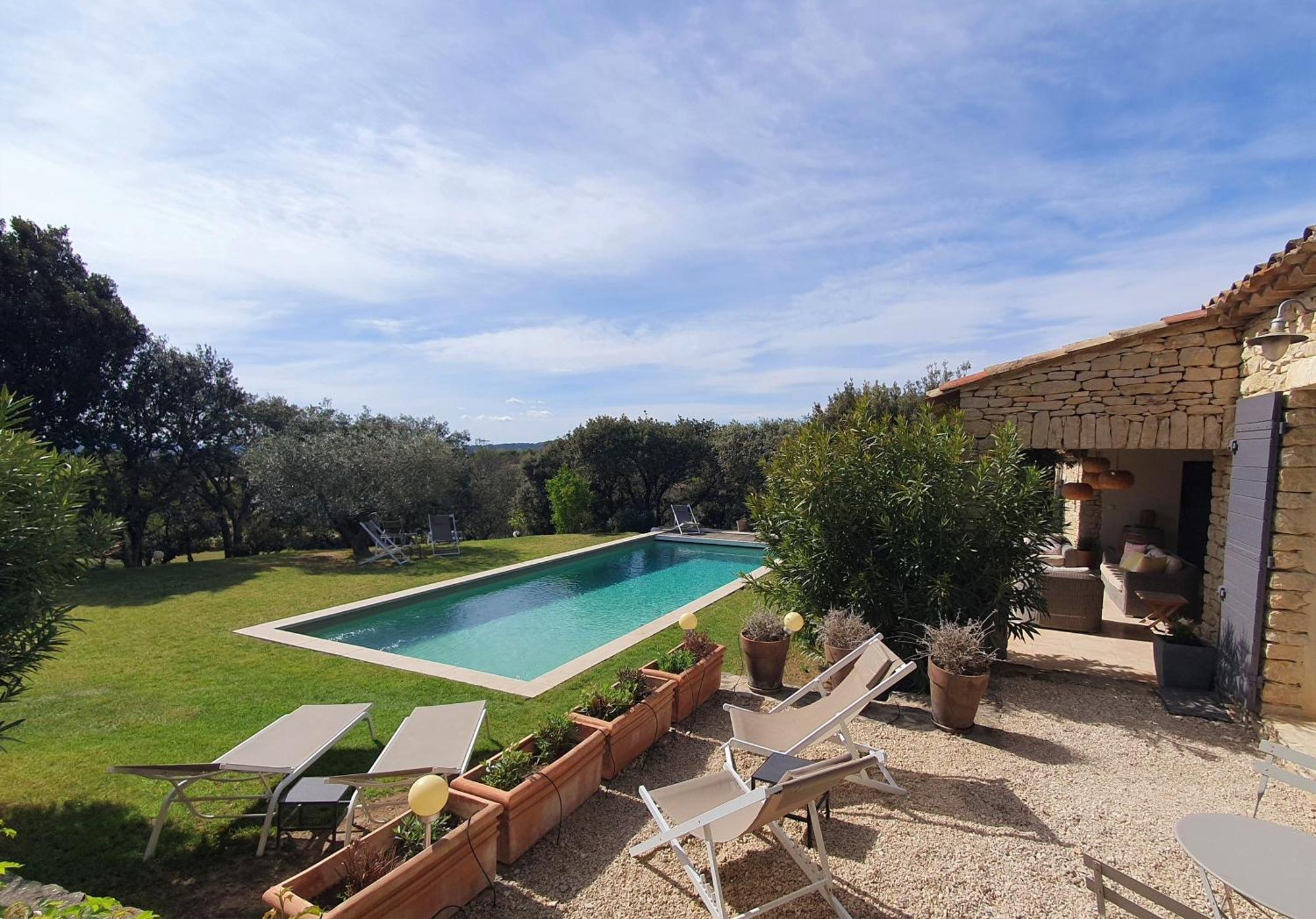 Les Terrasses - Gordes Guest House Bagian luar foto