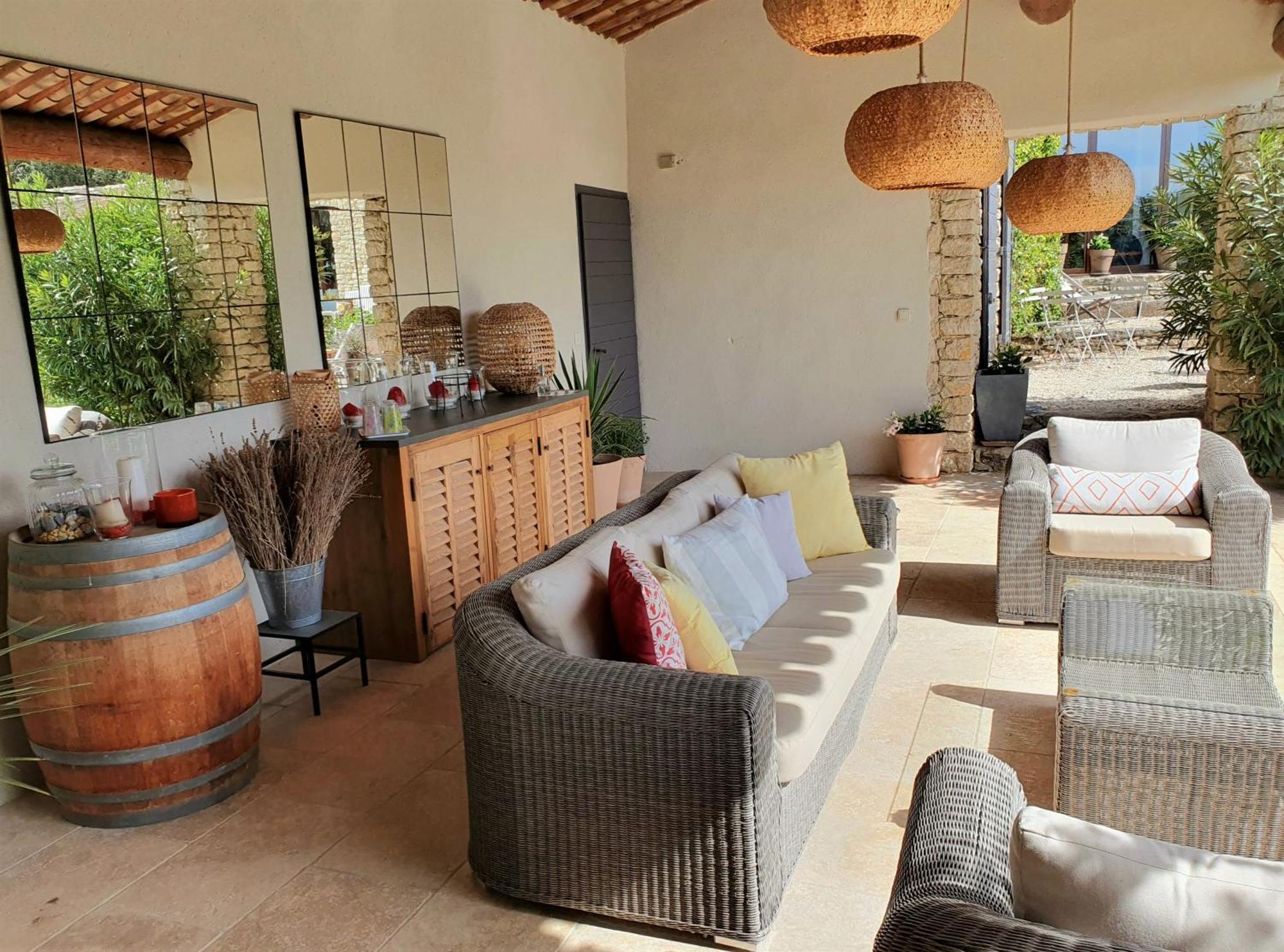 Les Terrasses - Gordes Guest House Bagian luar foto