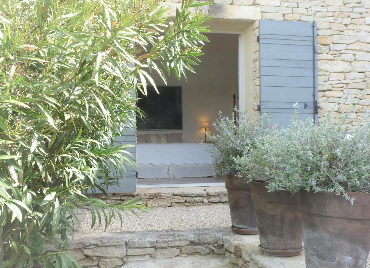Les Terrasses - Gordes Guest House Bagian luar foto