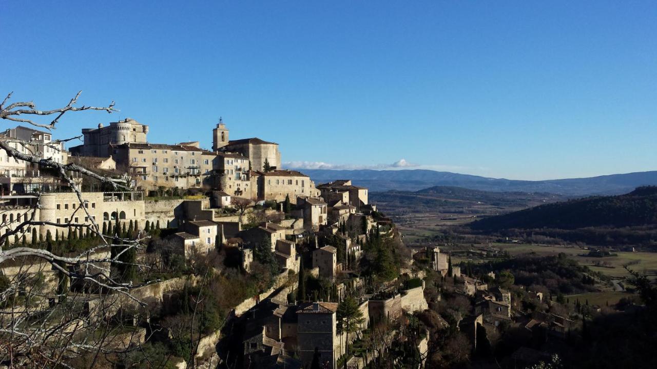 Les Terrasses - Gordes Guest House Bagian luar foto